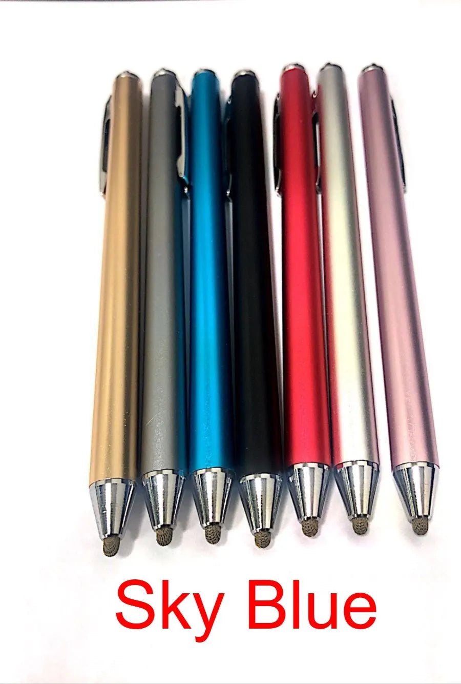 Metal shell stylus pen for phablet touch screen painting in multiple colours