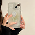 Gradient coloured all-inclusive TPU phone case for Apple iPhone models, showing shockproof design.