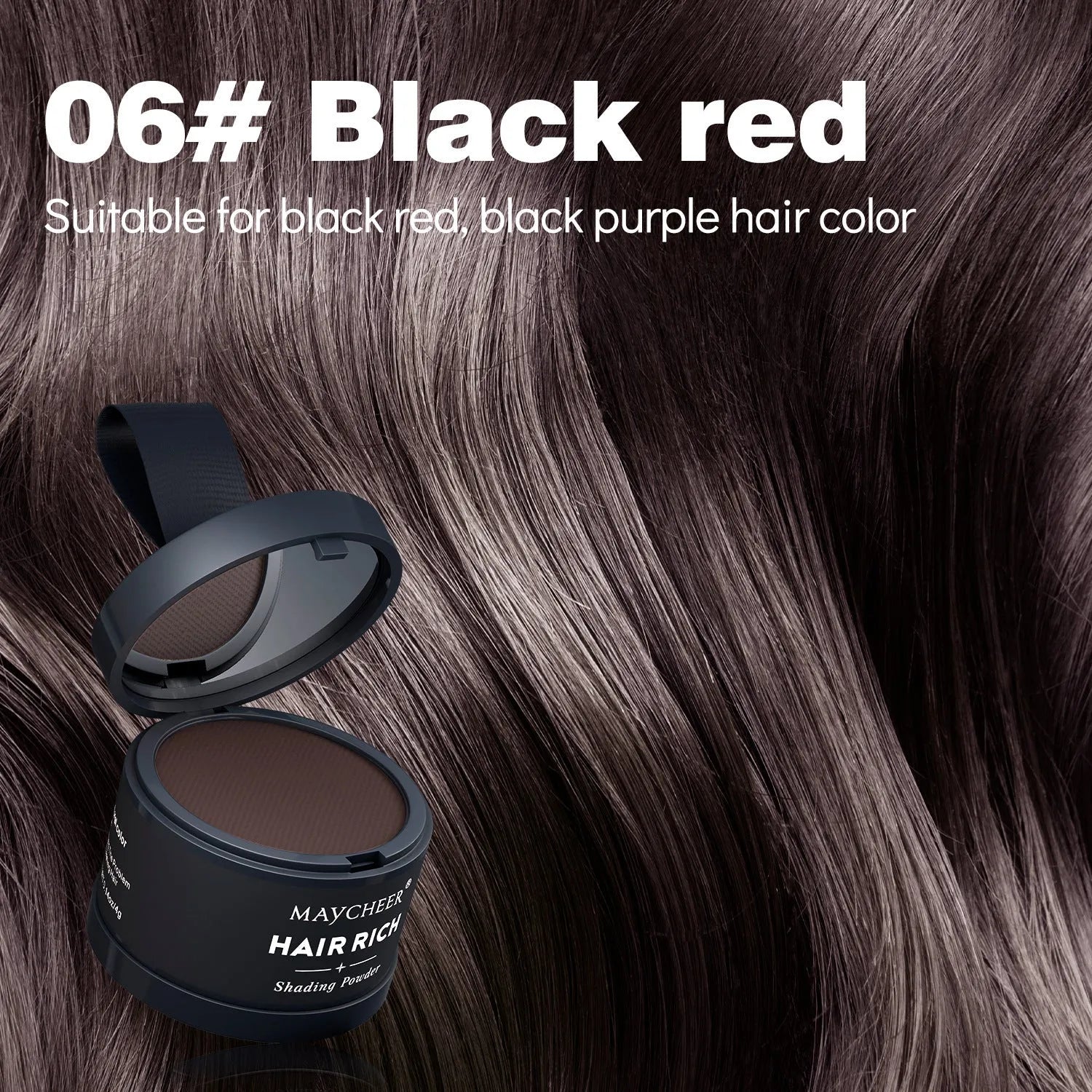 Hairline sculpting contour powder compact with waterproof formula in plastic casing