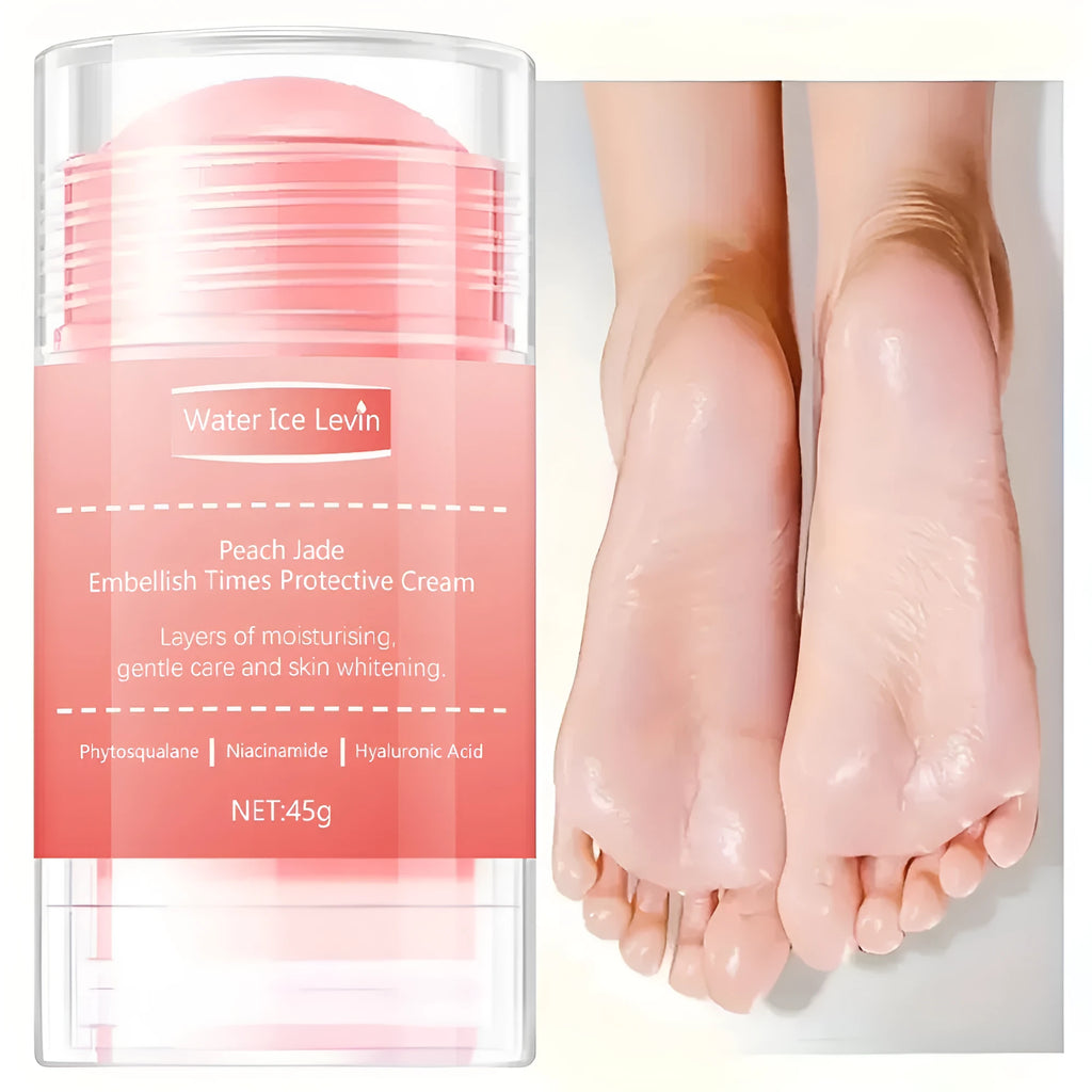 A moisturising solid stick balm for hands and feet in various fragrance options.