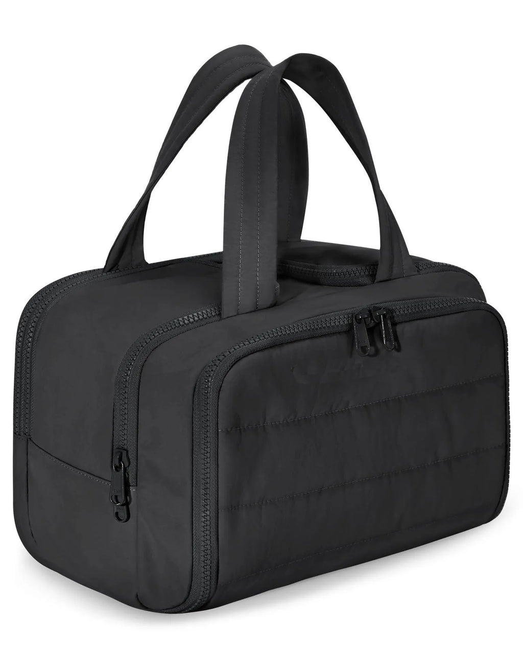 Large lightweight travel toiletry bag in a choice of colours with wide-open top.