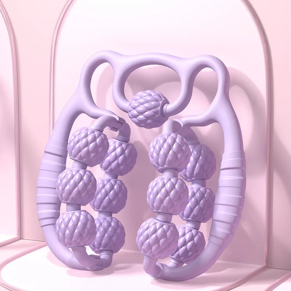 Bear double row ring clip leg massager in three colour options