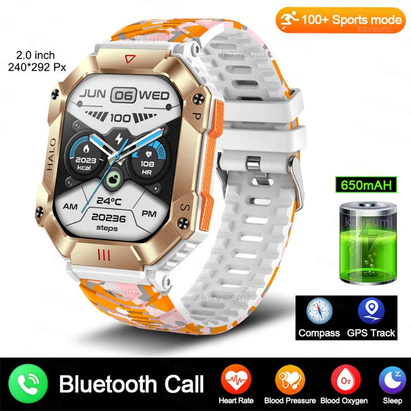 Black Android smart watch for women with titanium alloy case on a leather strap, showing GPS and call functions.