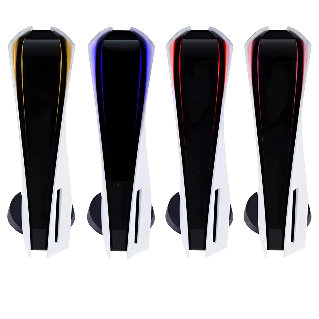 PS5 LED light bar sticker film in pink, red, gold and blue colour options