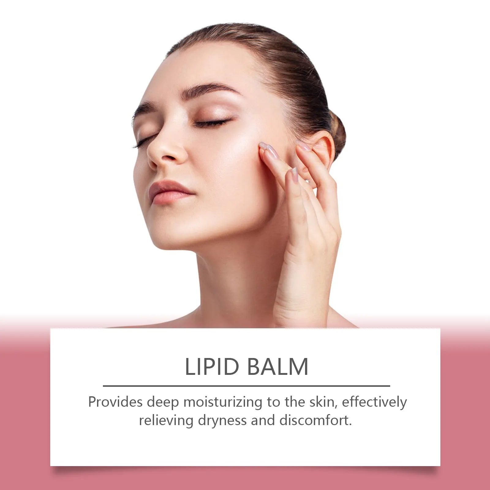 100g translucent jar of facial moisturising cream with glycerin and ceramide NP