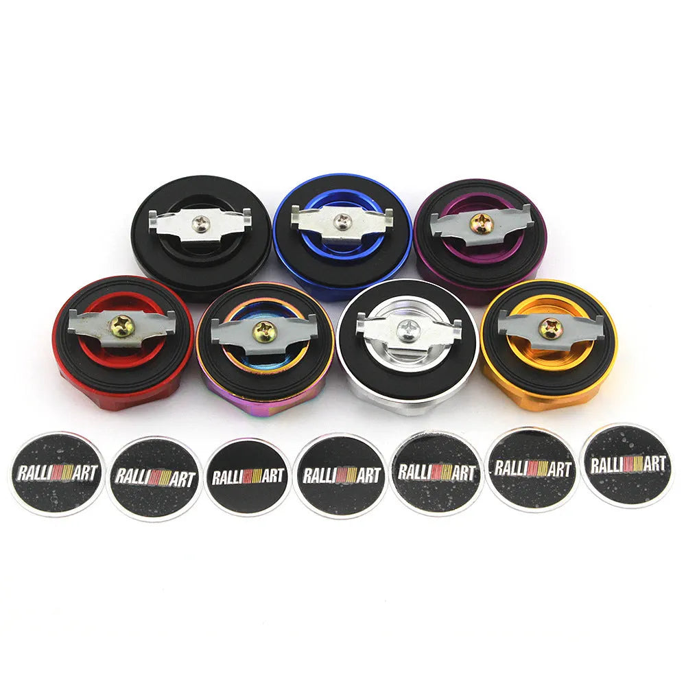 Aluminium alloy oil filter cap for Mitsubishi car modification in six colour options