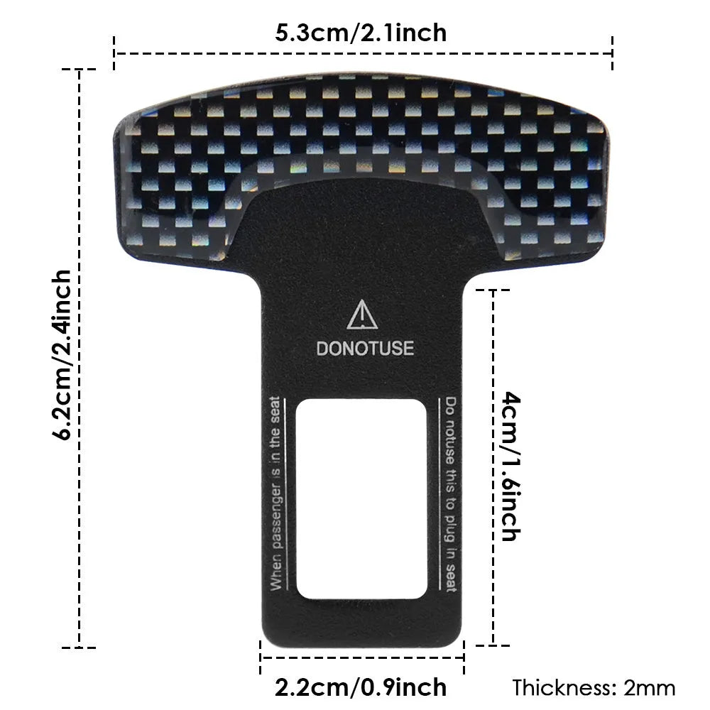 Lock Tongue aluminium keychain bottle opener with 2.1cm wide head and frosted carbon fibre finish on a key ring.