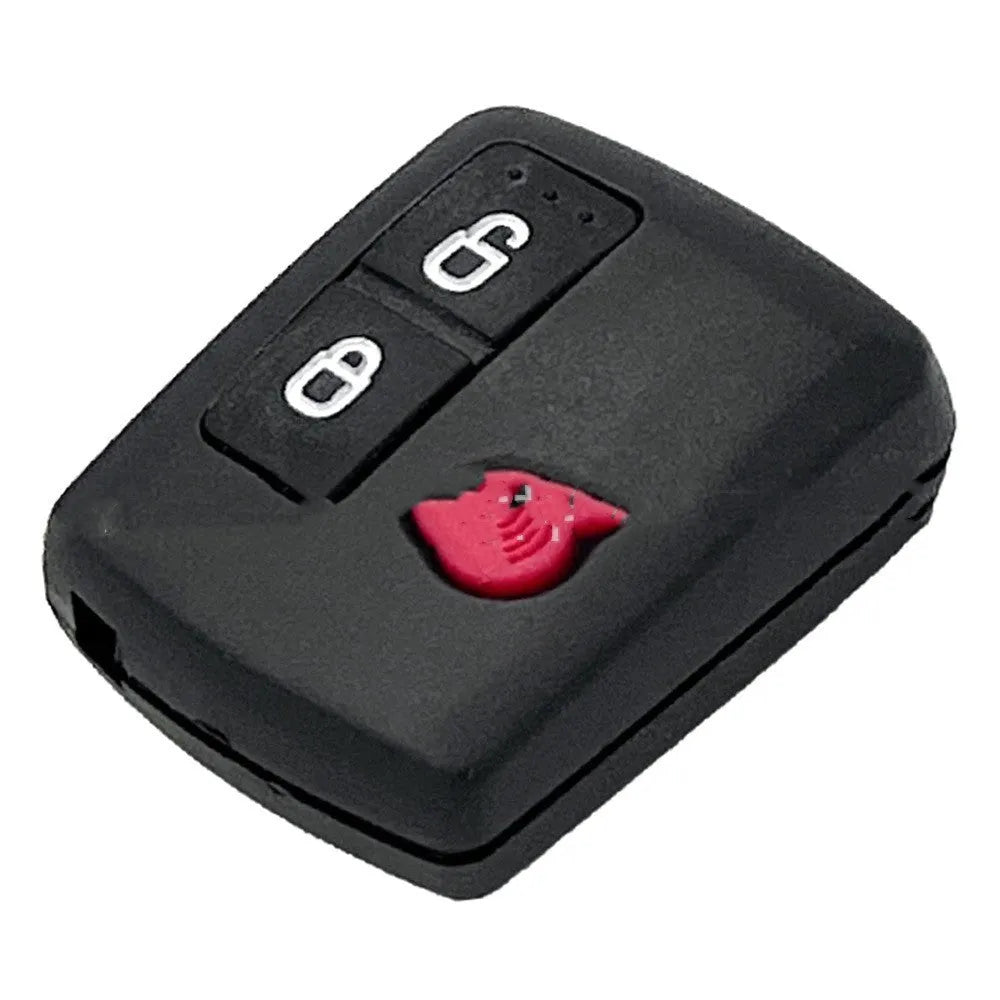 Ford car remote control key replacement shell made of black ABS plastic for 2+1 and 3+1 key fobs.