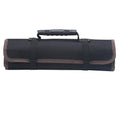 Oxford cloth electrician tool storage bag with 58.5x35.5cm dimensions in blue colour