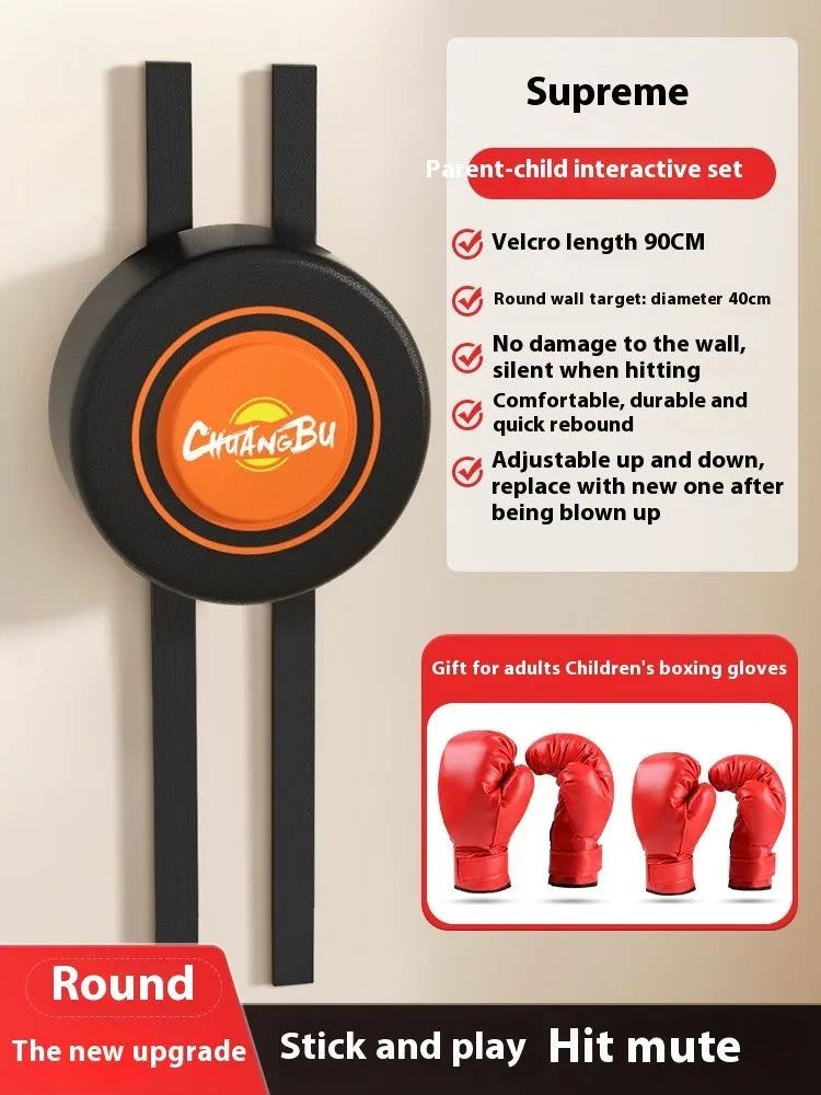 Hanging boxing wall target with multiple size options including round and square shapes