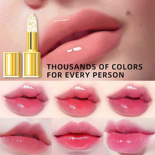 Anti-smudge gilding warm colour-changing lipstick in 3.5g size with 3-piece packaging