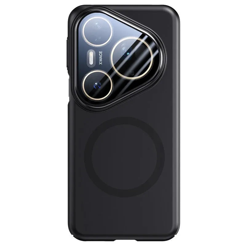 Huawei P80 magnetic lens bracket phone case in frosted PC back shell