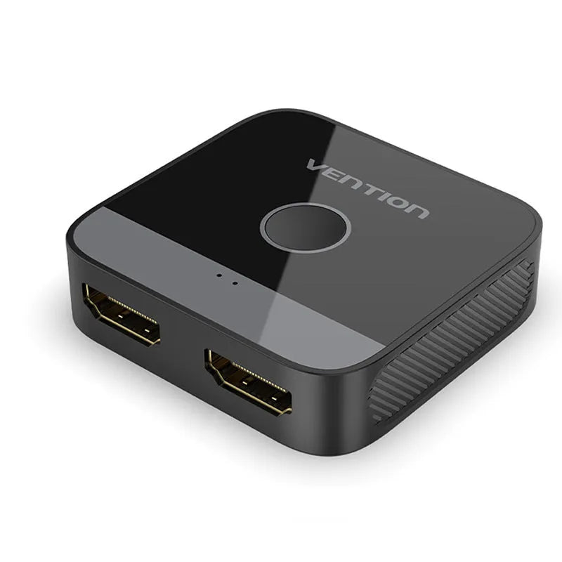 Alloy HDMI computer distributor for television line signal conversion in black or grey
