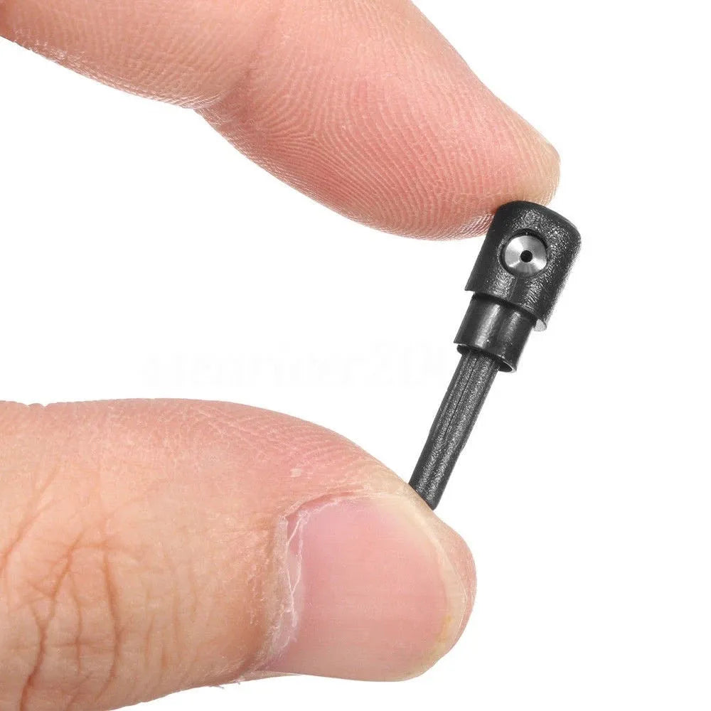 Black rear windshield washer nozzle for Volkswagen Golf Audi Skoda vehicles