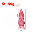 Pink shaped penis women's masturbation device in platinum silicone with Berserker S and M size options