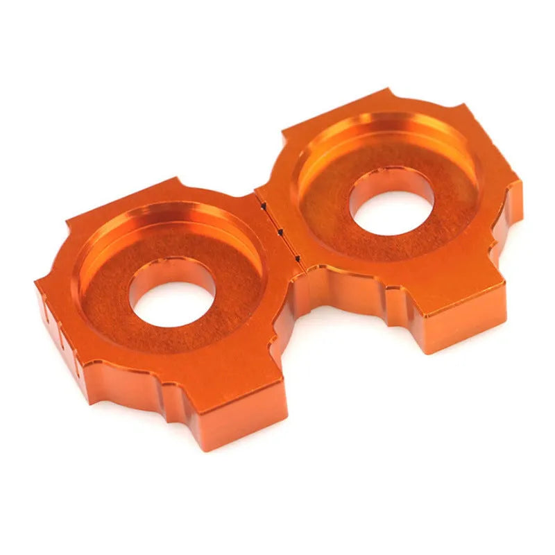 Orange aluminium rear fork regulator screws for KTM DUKE 200 390 990 motorcycles