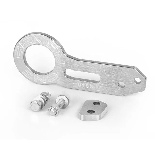 Car modification aluminium alloy BEN tail drawbar 30cm in multiple colours on vehicle rear