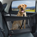 Oxford cloth dog crate in black colour with 49x49x38 cm dimensions and 49cm extension height