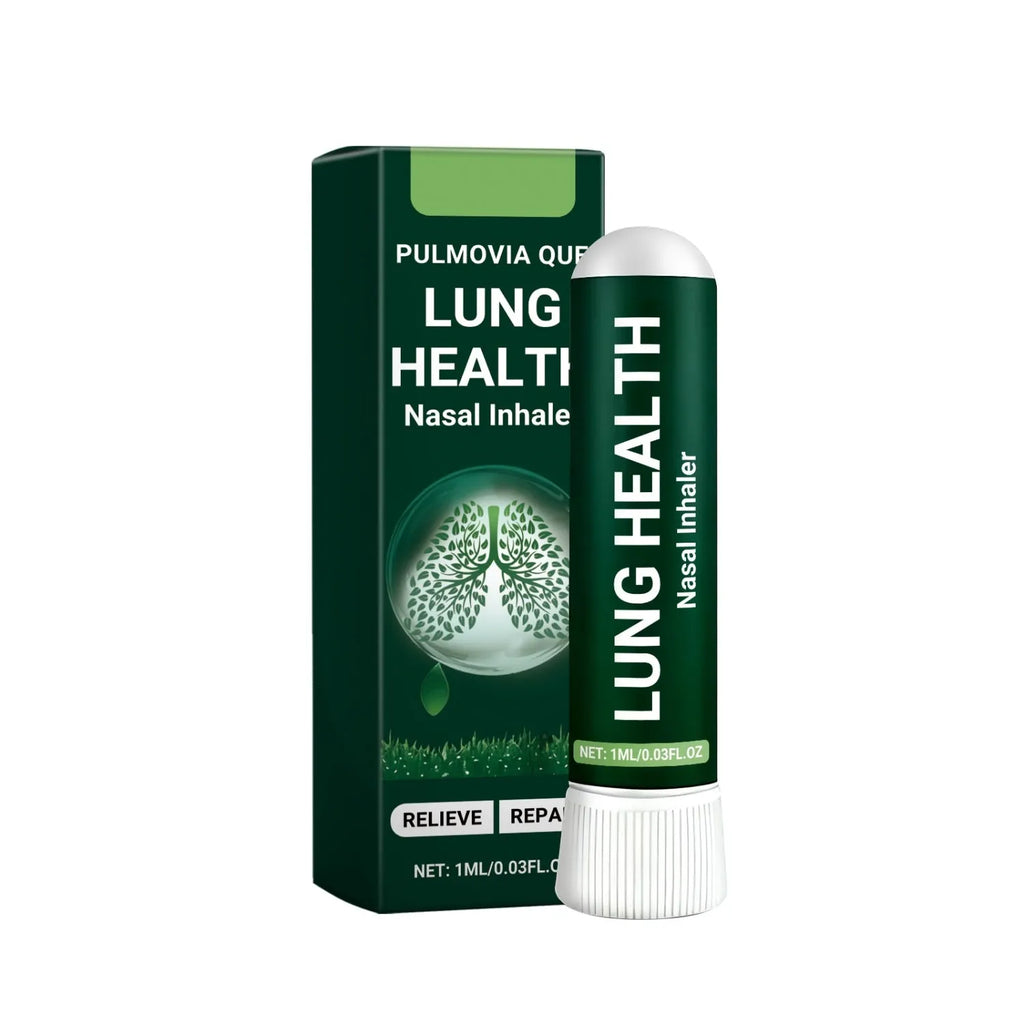 Lung health care inhaler with menthol and aloe leaves, 1ml capacity, single nursing inhaler