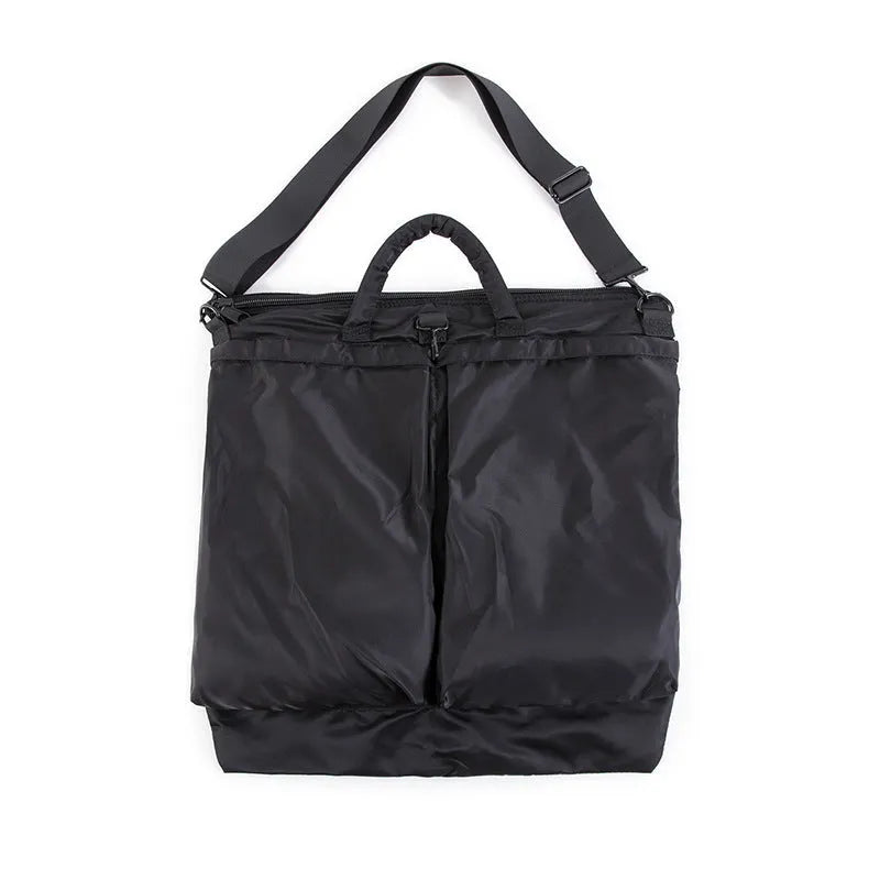 Oxford cloth large capacity computer messenger bag in solid colour for men leisure travel