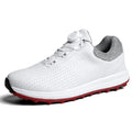 Low top platform sneaker in 518 White with pigskin leather upper, embroidery detail, and non-slip rubber sole