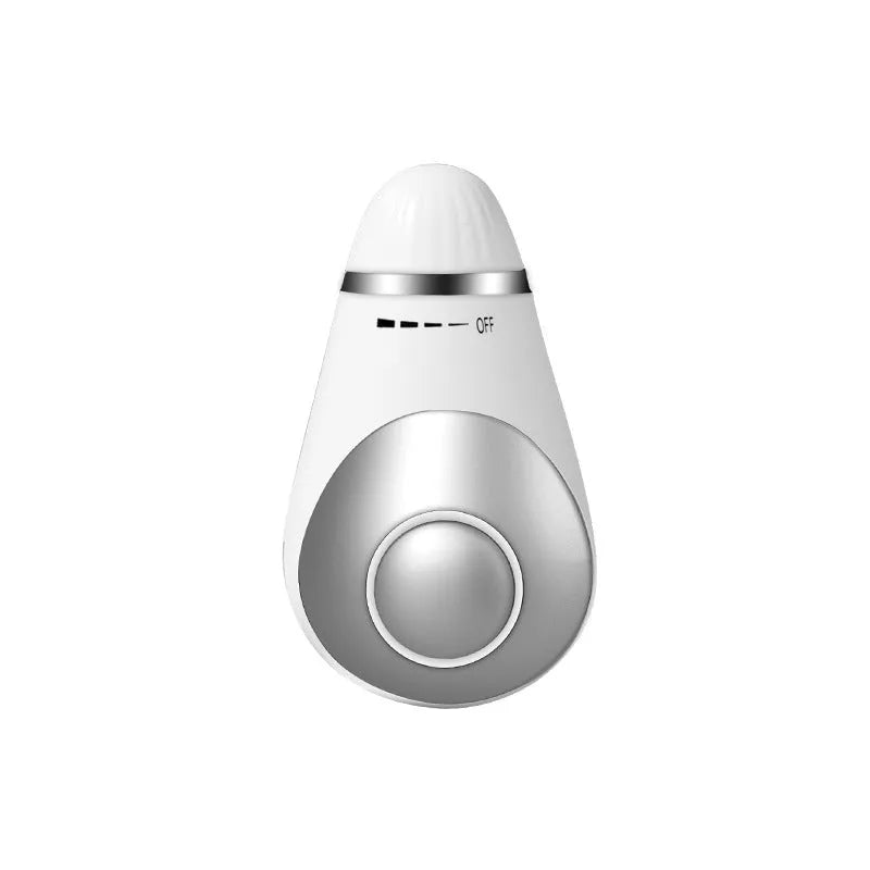 Intelligent handheld sleep aid device showing pulse decompression technology and multiple colour options