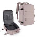 Large waterproof mummy backpack in nylon shown in a selection of colours including black, mint green, and light blue.