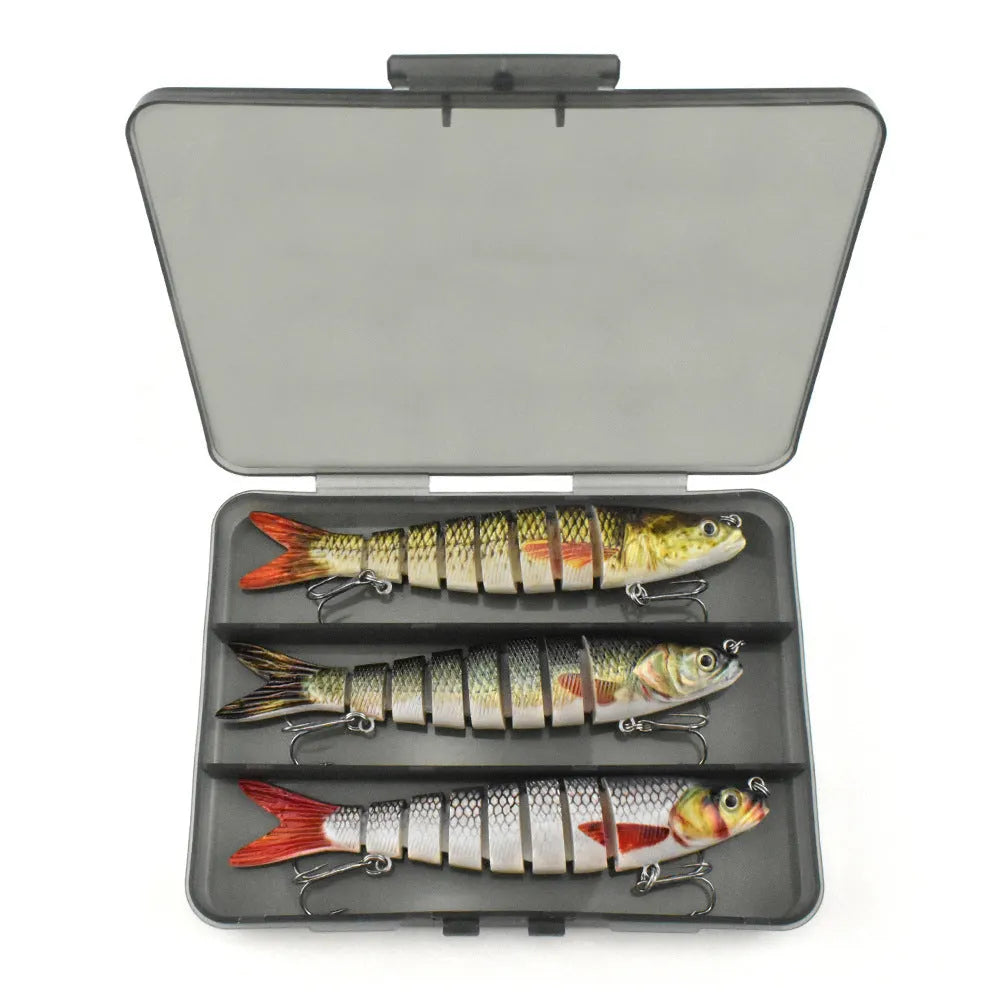 Eight Fish brand hard bait fishing lure, 133 mm long, shown in one of its eleven available colour options.