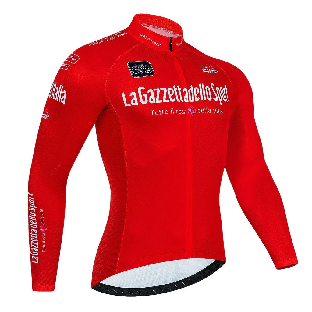 Men's mountain bike cycling jersey long sleeve in pattern colour options for trail riding