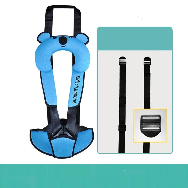Portable child car seat belt retainer safety seat for 12-36kg children