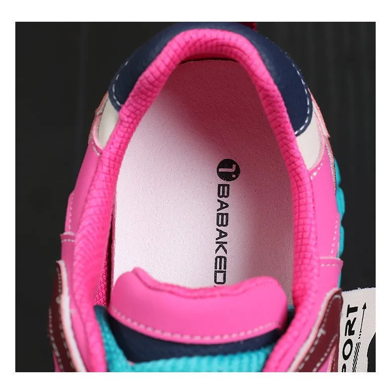 Women's silver leather casual shoes with a thick wedge sole and front laces.