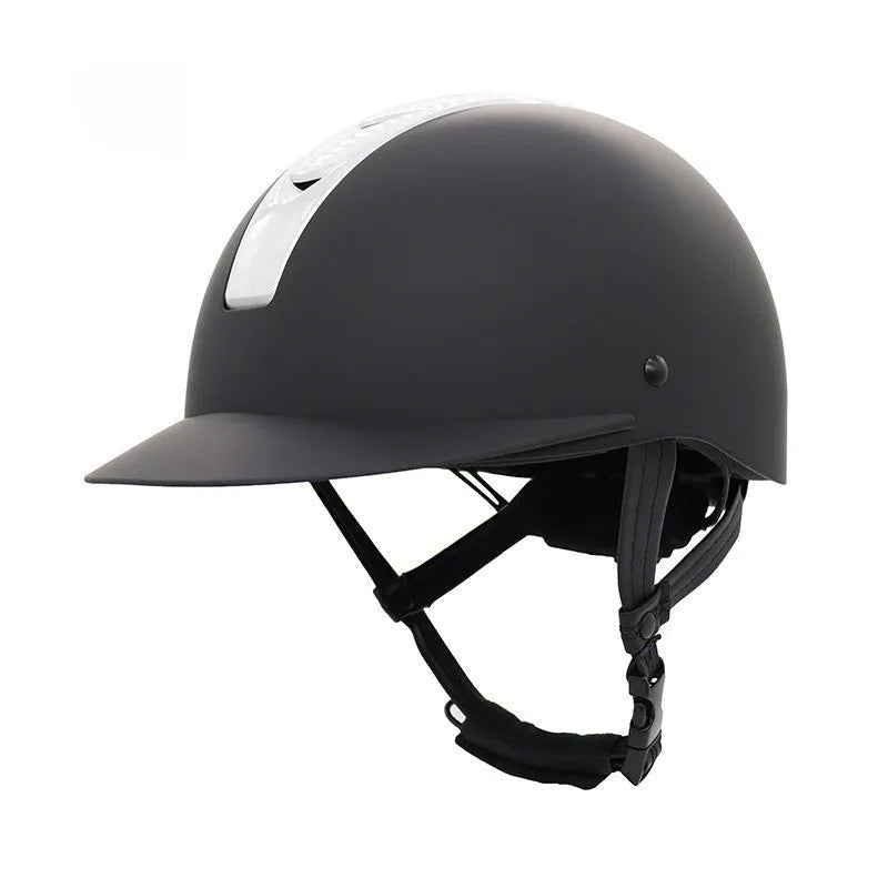 Equestrian riding helmet in multiple colour options with ABS shell and EPS lining
