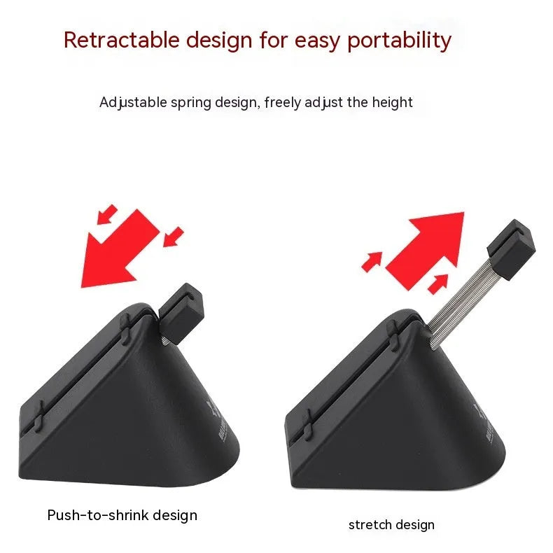 ABS plastic gaming mouse cable holder bracket in black or white colour options