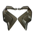 ADV handlebar heightening piece hand guard universal modification for BMW models in brown grey transparent plastic