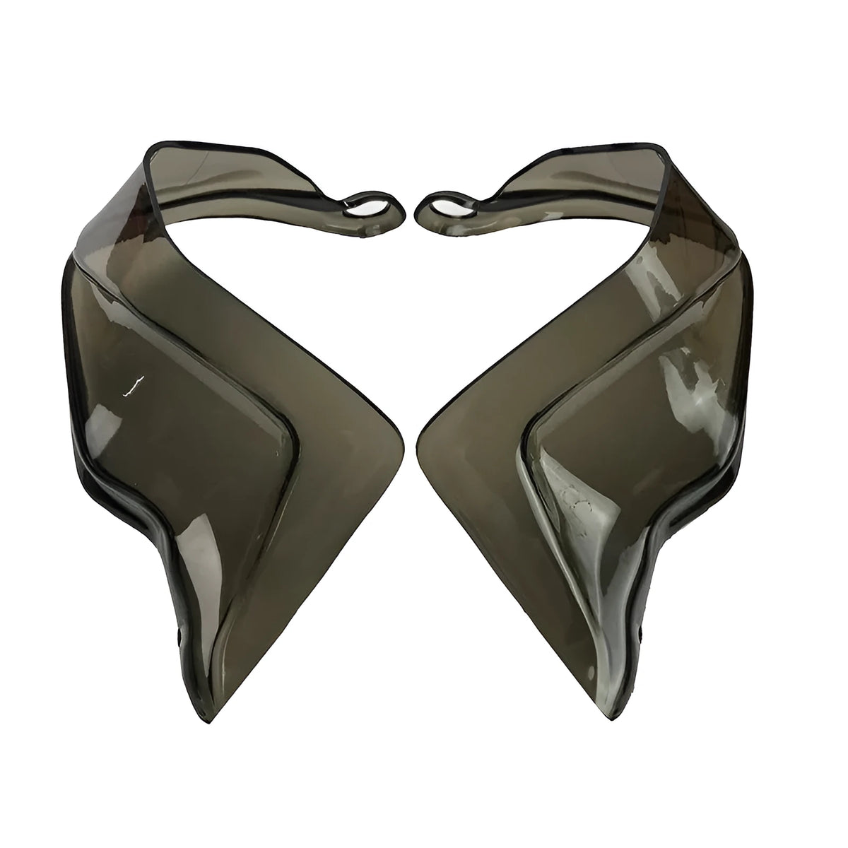 ADV handlebar heightening piece hand guard universal modification for BMW models in brown grey transparent plastic