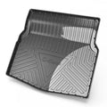 Black carbon fibre pattern car boot liner mat for vehicle cargo protection