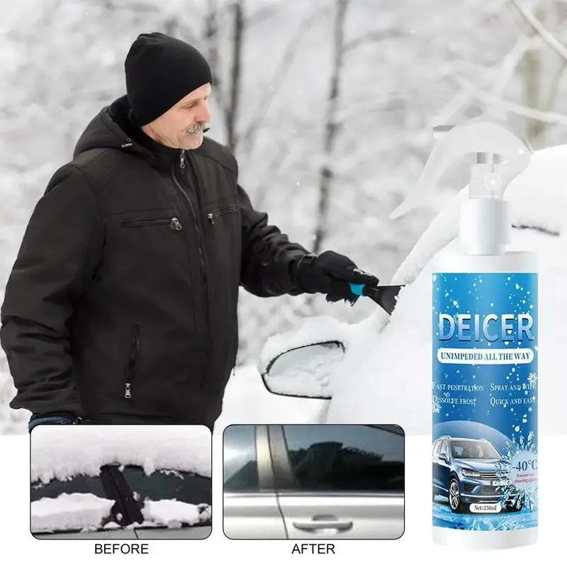 250ml aerosol car deicing spray can with trigger nozzle for winter windscreen clearance