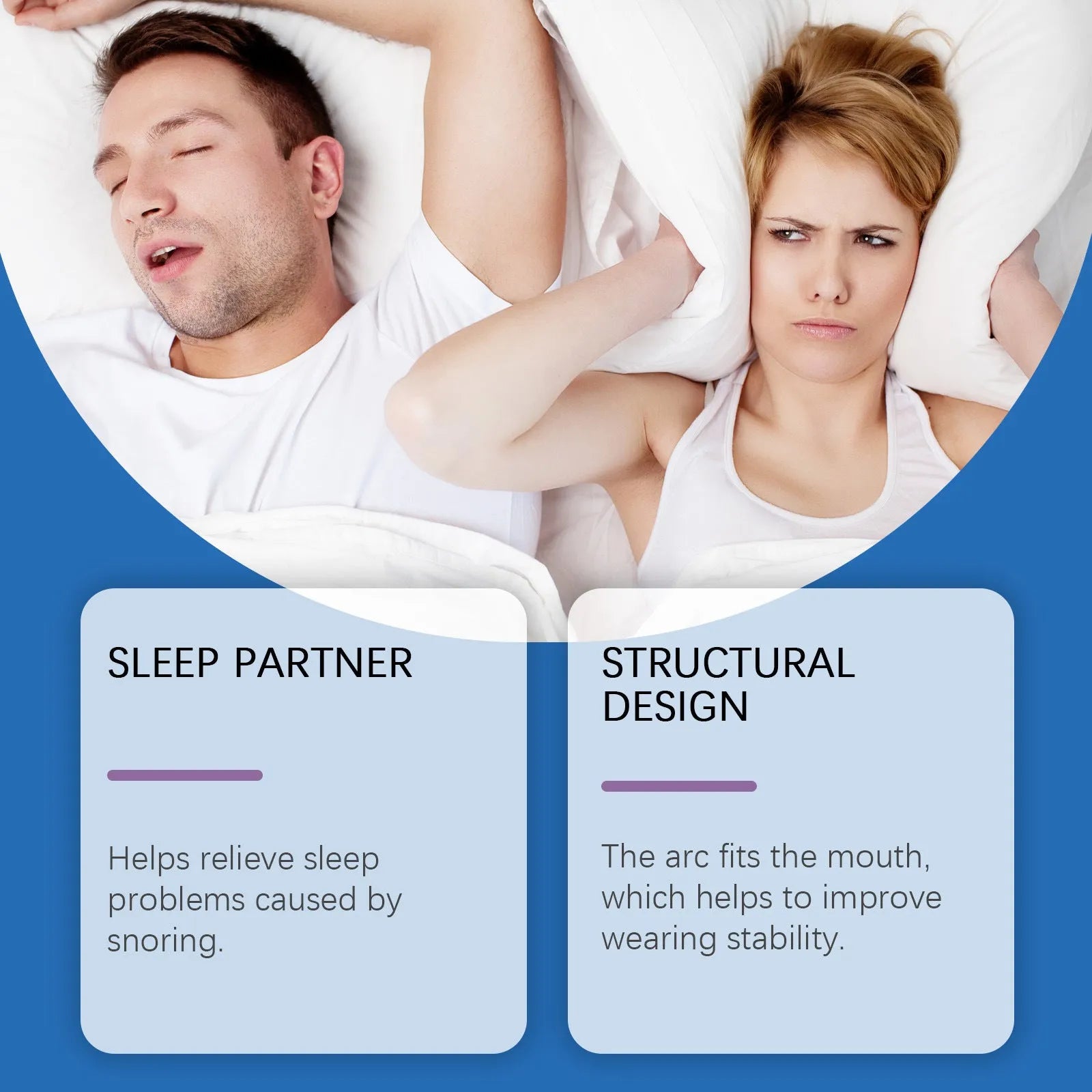 Silicone snore stopper nasal clip anti-snoring device for sleep