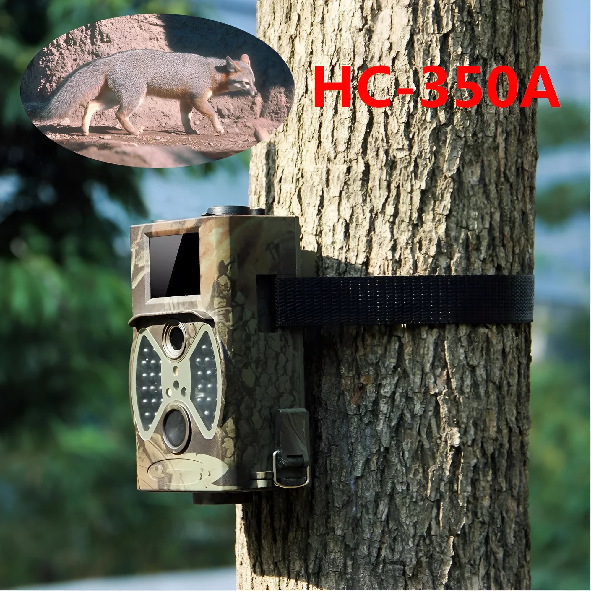 Camouflage mini infrared security camera with 1080P resolution and 20-metre night vision