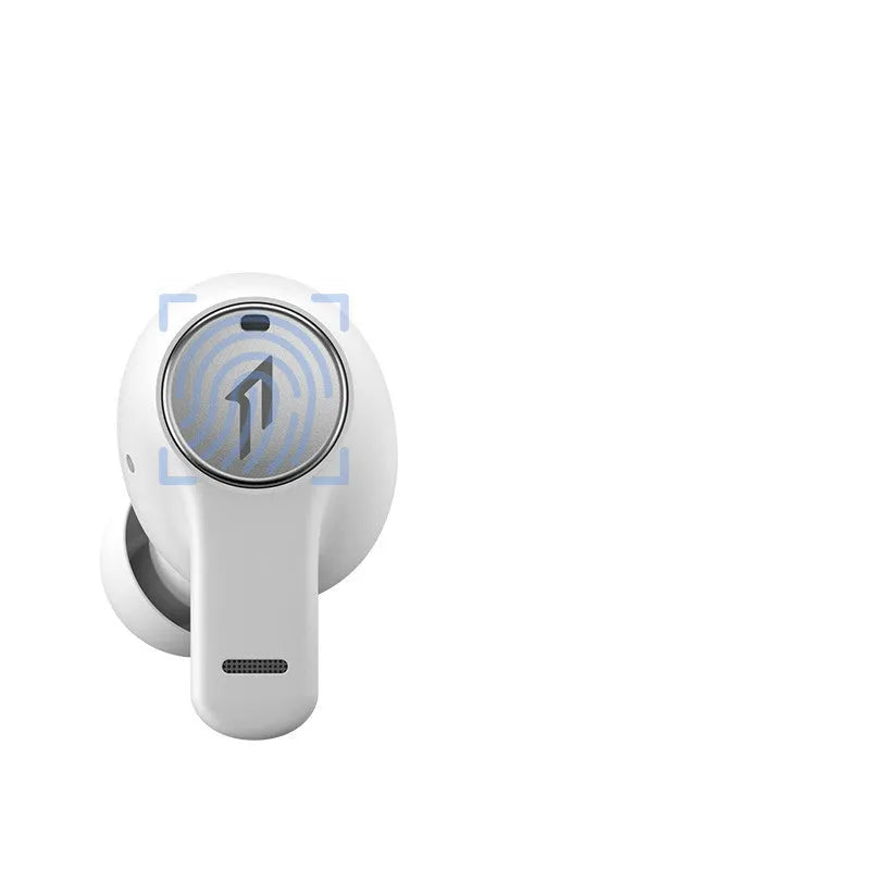True wireless Bluetooth sports headset in pearl white or magic night black with waterproof design