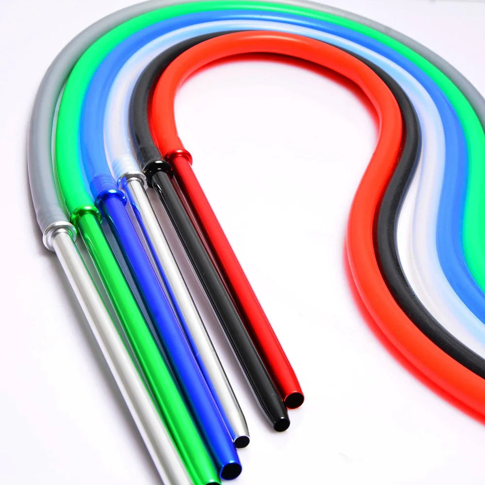 Silicone hookah hose accessory in six colour options for water pipes