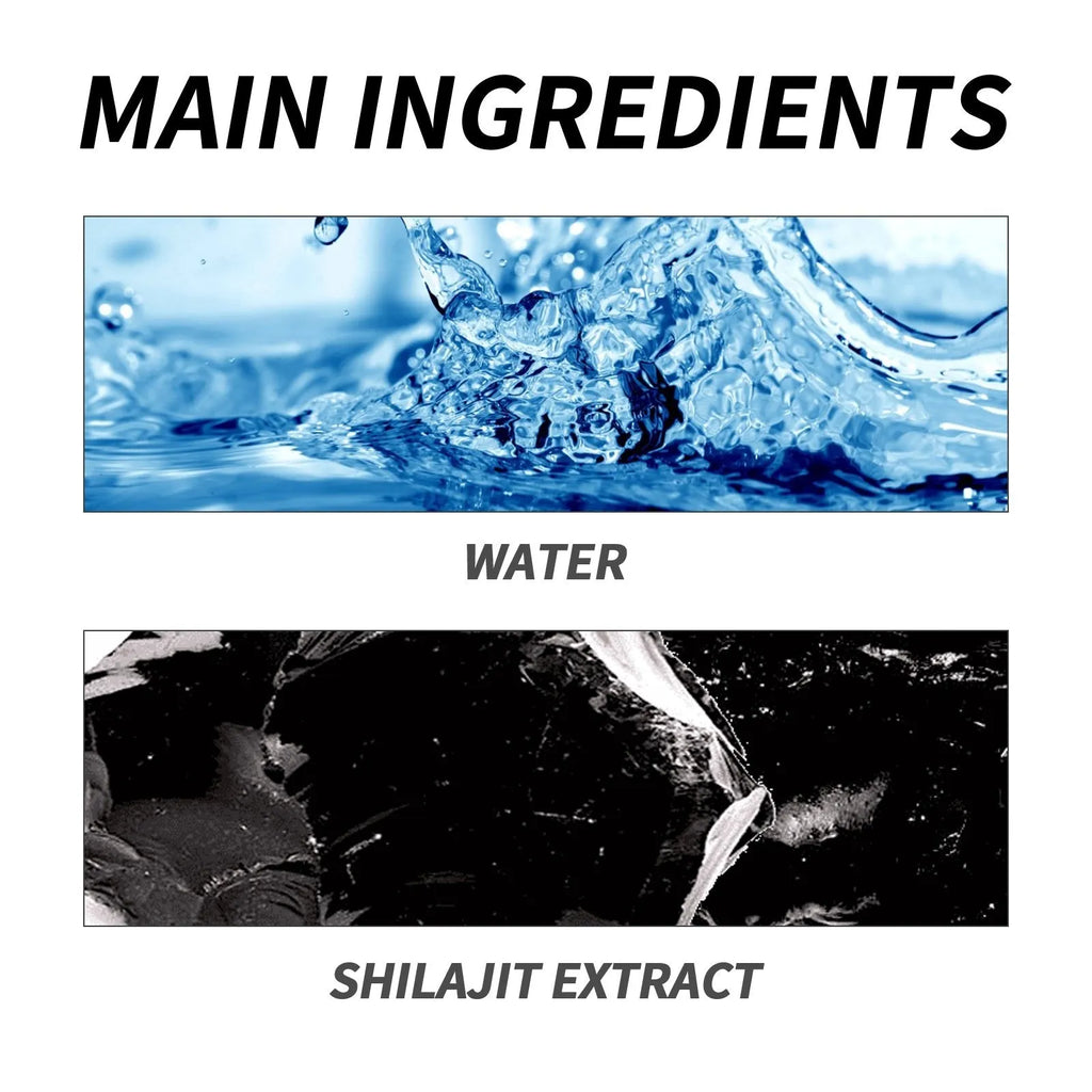 Googeer Shilajit 100g dietary supplement body care kit with mineral-rich resin extract