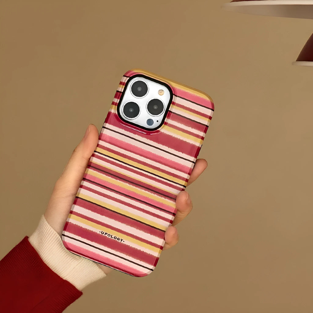 Magnetic phone case holder for iPhone 15 Pro Max TPU two-in-one shell matte finish with bracket