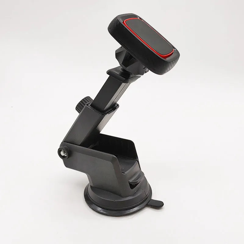 Hose black car phone holder mounted on vehicle air vent with long brush windshield navigation design