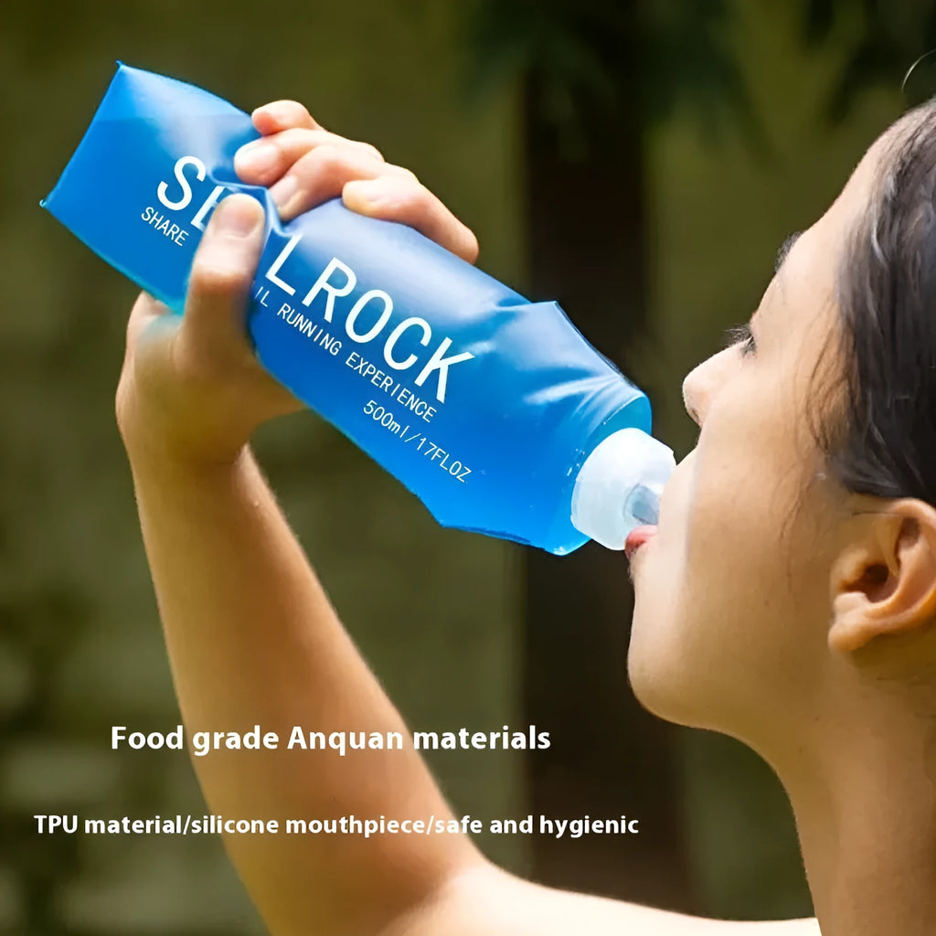 Mountain biking portable straw with a 20cm flexible tube and an adjustable 180-degree angle joint
