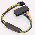 Black ATX 24-pin to 8-pin power adapter cable for DELL Optiplex motherboards
