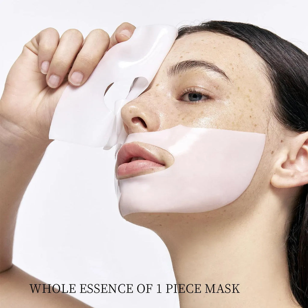 Collagen layered patch face mask 4-pack for skincare treatment