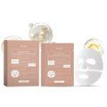Collagen glow hydrogel facial mask with hyaluronic acid and grape seed oil ingredients