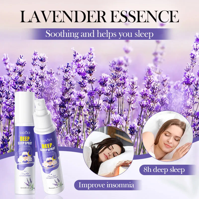85ml fatigue relief sleep spray bottle with universal skin type compatibility