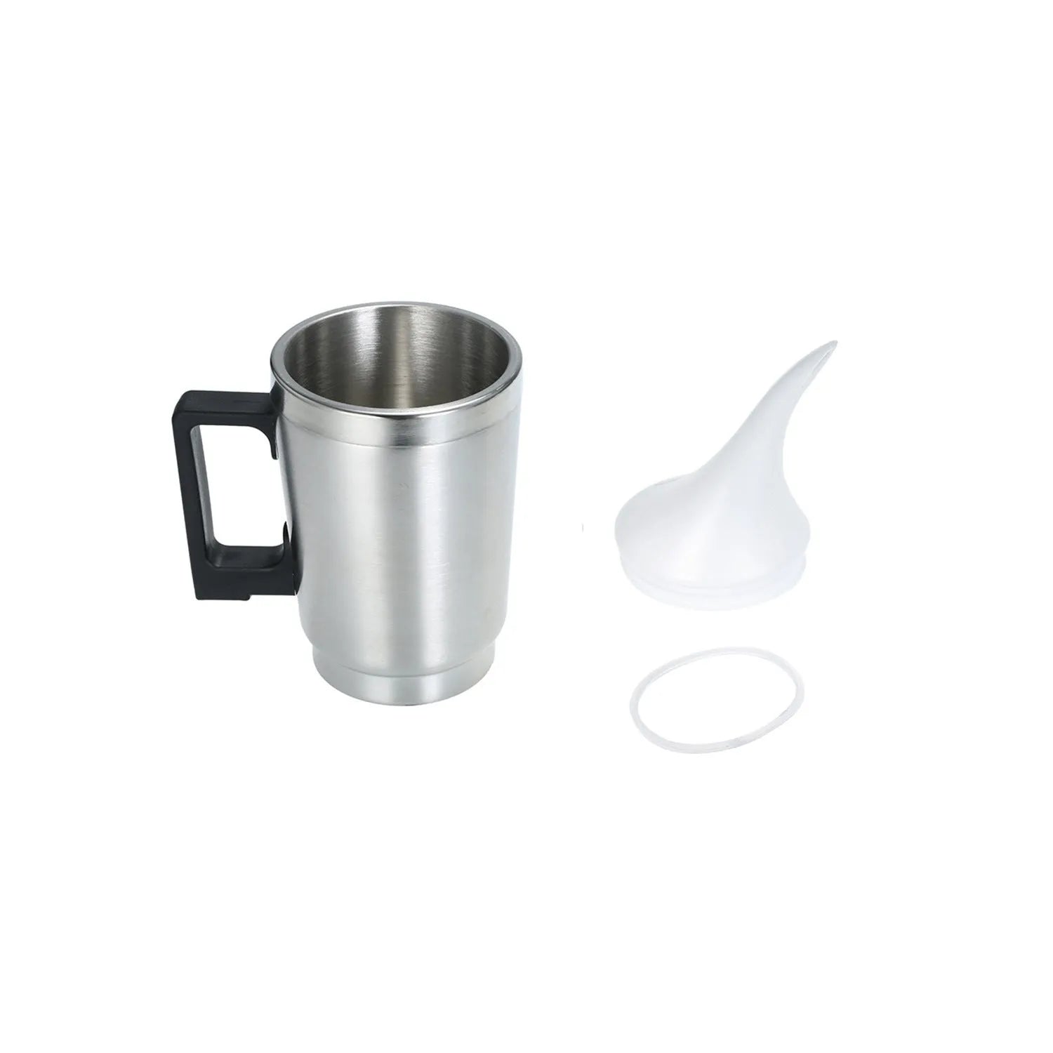 Automotive headlamp renovation kit with stainless steel polishing cups and power adapters.
